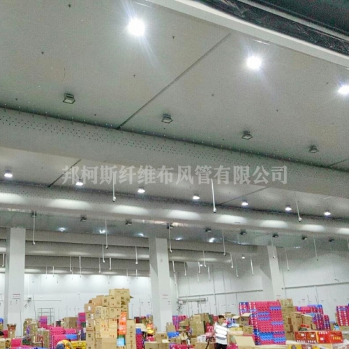 邦柯斯布风管-冷链仓储-东莞沙田镇沿河路第一产业三仓穗深冷链通风项目