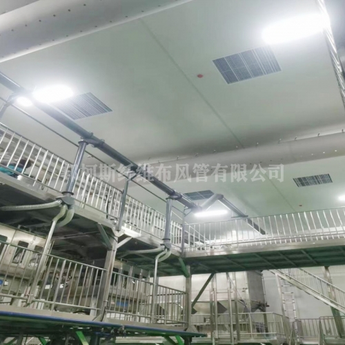 邦柯斯布风管-生产车间-安徽滁州洽洽瓜子生产车间通风项目